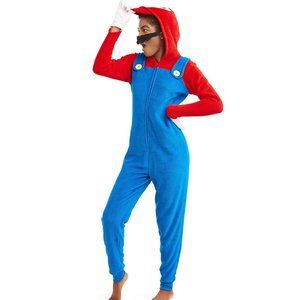 NEW SUPER MARIO Licensed Sleepwear Adult Costume